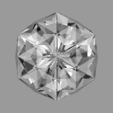 A collection of my best Gemstone Faceting Designs Volume 4 Triple Tri-Arrows 3D 1 gem facet diagram